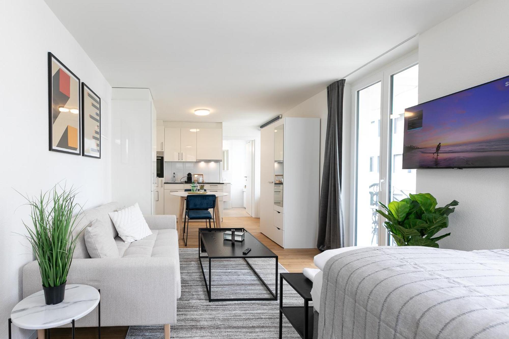 Inn Joy Apartments - Roter Platz St. Gallen Ngoại thất bức ảnh